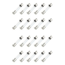20 st. snabba glasrörssäkringar 6x30mm 250V 10A