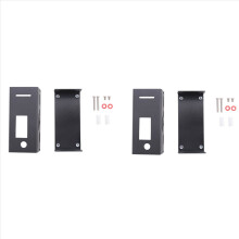 2X Aluminiumlegeringskasse til Hotspot-udvidelse Rainsun Board Radiostation Wifi Stemmemodem W Sort
