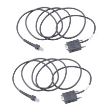 2X LS2208 RS232 Cable serie CBA-R01-S07PAR Escáner de código de barras LS2208 6.5 pies