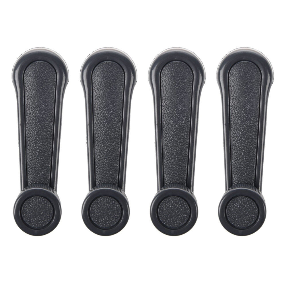 8 Pcs Plastic Universal Car Window Winder Cranks Handle Lever Gray 4853252766882