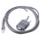 2X LS2208 RS232 σειριακό καλώδιο CBA-R01-S07PAR σαρωτής γραμμωτού κώδικα LS2208 6,5 πόδια 3
