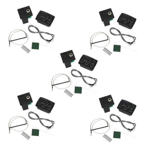 5X -17A EQ-förförstärkare för akustisk gitarr med digital processstämapparat, 3-bands EQ-equalizer med stämapparatsgitarrpickup
