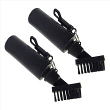 2X Spazzola da golf per la pulizia profonda delle scanalature delle mazze da golf, dispenser d'acqua per bottiglie da golf