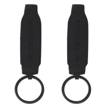 2x Sleutelhangerhoes voor Model S, siliconen autosleutelhoesje/beschermhoes/houder voor accessoires van de Model S