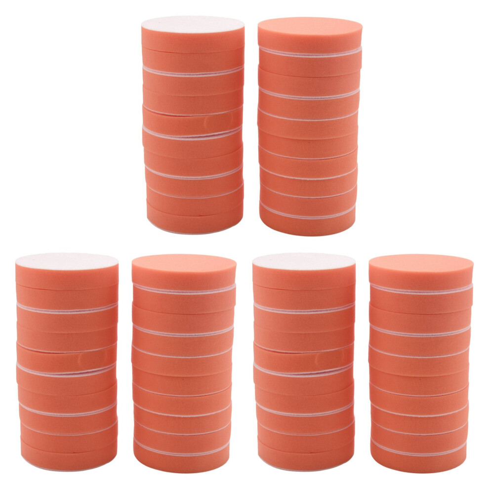 60Pcs 125Mm Gross Polishing Buffing Pads 5 Inch Flat Sponge Car Polisher Clean Waxing Auto Paint Maintenance Care 4853252793642