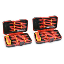 26 Pcs VDE Insulated Screwdriver Set -V High Voltage 1000V Magnetic Slotted Torx Screwdriver Hand Tools