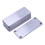 2 st. aluminium Stomp Box-effektpedaler i 1590A-stil för gitarr 6