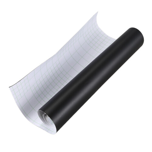 5 stk. 12x60 tommer mat sort vinylfilm til bil DIY 1
