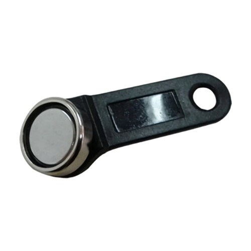 100 τεμάχια DS1990A-F5 TM Κάρτα IButton Tag με επιτοίχια μαύρη ετικέτα 2