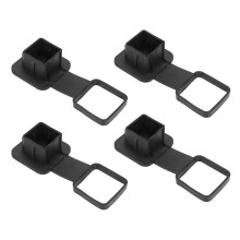 4X Trailer Hitch Cover Plug Cap Rubber Fits 2 Inch Receivers Class 3 4 5 for