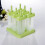 Lot de 12 moules à glace réutilisables avec plateau et bâtonnets - Vert 6