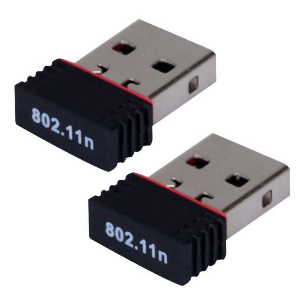 2X New Realtek Usb Wireless 802.11B/G Lan Card Wifi Network Adapter Rtl8188 4853252794984