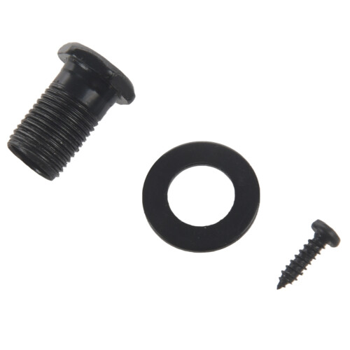 2-set gitarrförseglade små stämskruvar stämskruvar mekaniker för akustisk elgitarr gitarrdelar (svart 6R6L) 2