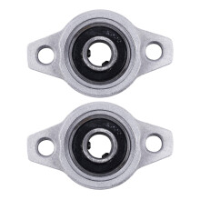 2x KFL000 Kugellager mit Innenbohrung 10 mm Flansch