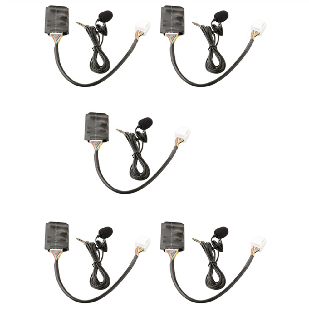5X For Bluetooth Aux Adapter Handsfree Disc Box Harness With Microphone Bluetooth Connection Module 4853252707564