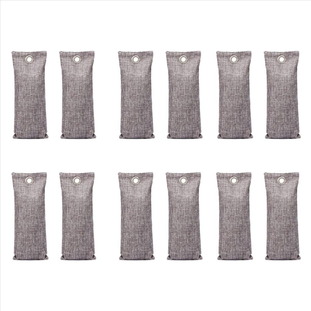 Bamboo Charcoal Air Purifying Bag (12 Pack) 50G Activated Charcoal Odor Absorber Natural Air Freshener 4853252704471