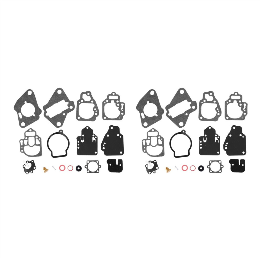 2X Motorcycle Carburetor Rebuild Kit Carburetor Repair Kit For Replaces 1395-97611 1395-9645 1395-9761 4853252704365