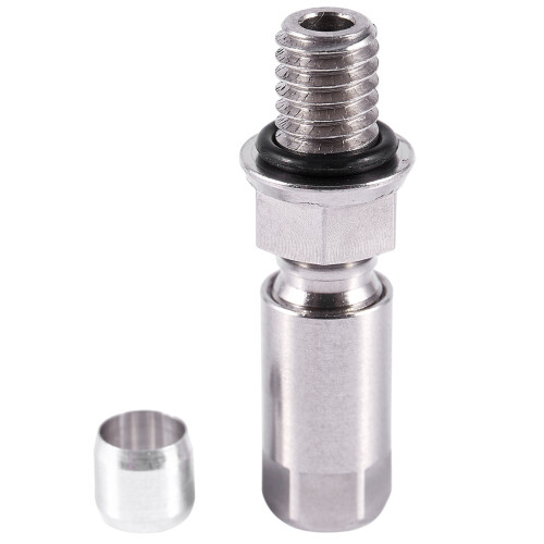 2X Cykelbremseslangefitting Hydraulisk skivebremseslangeforbindelse Olivenindsatsfitting til AVID E5 E7 E9 XX X0 1