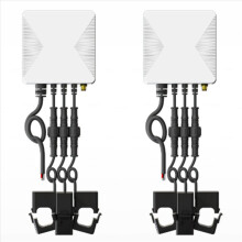 2X Tuya Smart Life 3-fazowy licznik energii WiFi kWh 80A 120A z zaciskiem prądowym i aplikacją monitorującą (120A)