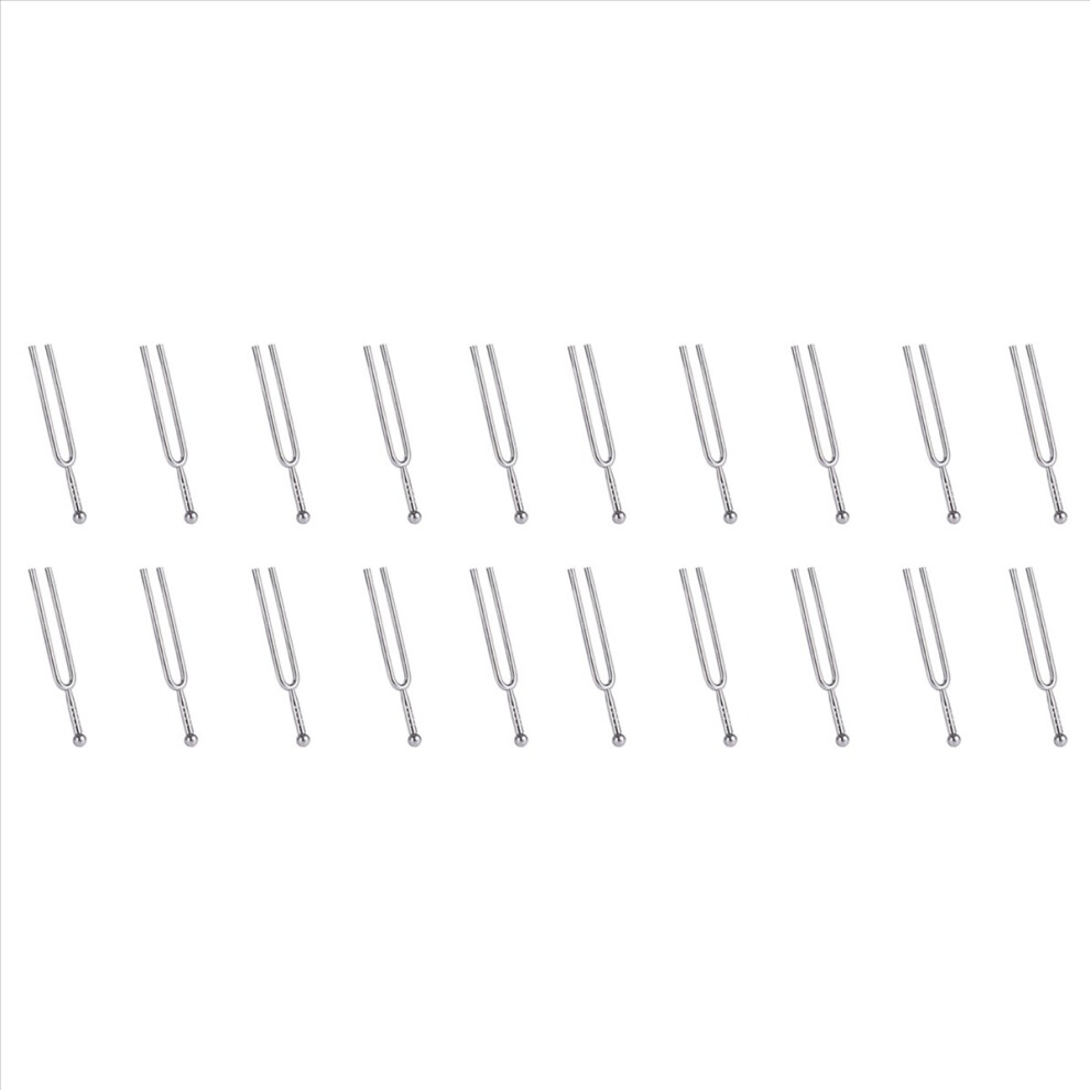 20X 440Hz A Tone Stainless Steel Tuning Fork Tuner Tunning Musical Instrument Gift 4853252703566