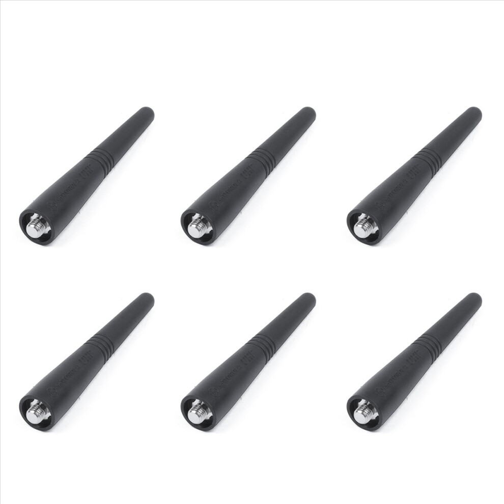 6Pcs 9 Cm Length Antenna Short Pmae4003 Uhf Stubby Antenna 430-470 Mhz Range Gp328 Gp340 Gp328plus 4853252707946