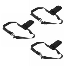 Dispensador de óleo de massagem individual com 3 frascos, suporte ajustável para cinto de cintura (frasco não incluído)