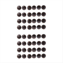 48 stuks paddenstoelvormige bandenreparatiepleisters van 36 mm, gemaakt van natuurlijk rubber met draadsluiting.