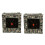 2X Foldable Target Box Aim Practice Tool Sling Shot Recycle Archery Target Case with Silicone Target Buffer Cloth 1