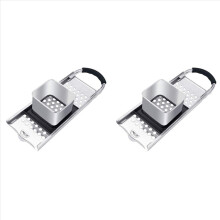 2X Stainless Steel Spaetzle Maker with Comfort Rubber Grip Handle for Dumpling Noodle
