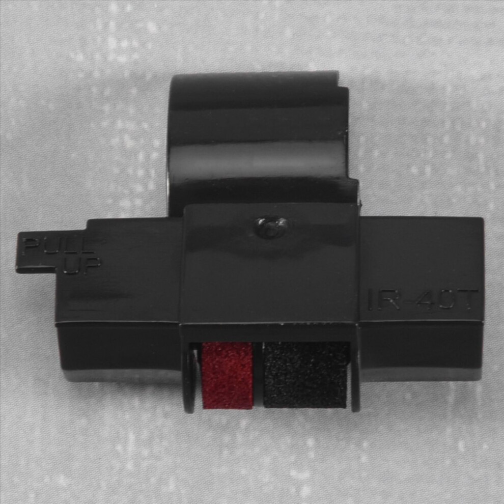 Ir-40T (5 Pack) Compatible Calculator Printer Ribbons Ink Roller - Black & Red Black,Red 4853252725872