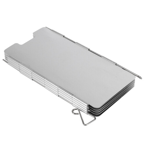 Ithyes Réchaud De Camping Coupe-vent – 10 Panneaux, Pliable, 250 G, Avec Sac De Rangement