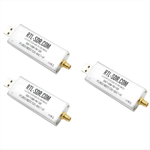 Système de communication RTLSDR 3X RTL SDR V3 R820T2 RTL2832U 1PPM TCXO ...