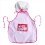 3x Barnkockmössa Förkläde Matlagning Bakning Pojke Flicka Junior Present (Rosa) 3