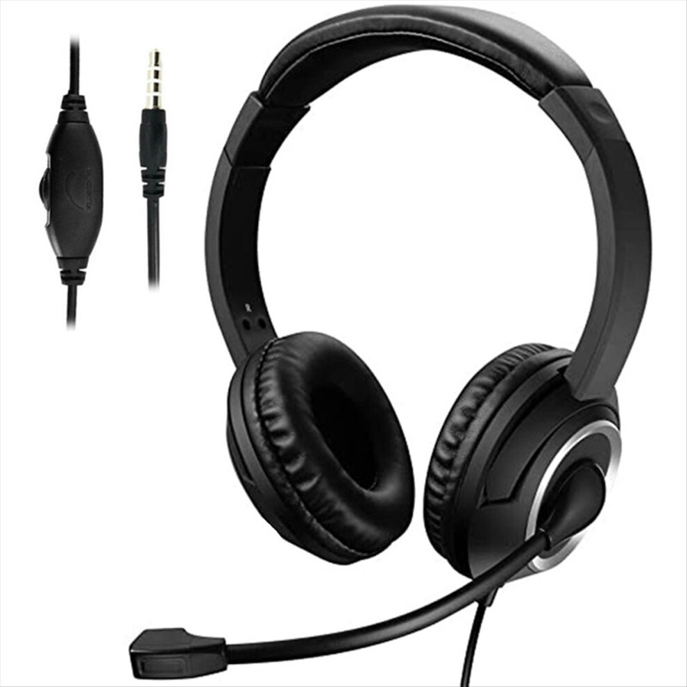 3.5Mm Interface Computer Headset Online Class Listening Noise Reduction Headset Business Voice Portable Headset 4853252719598