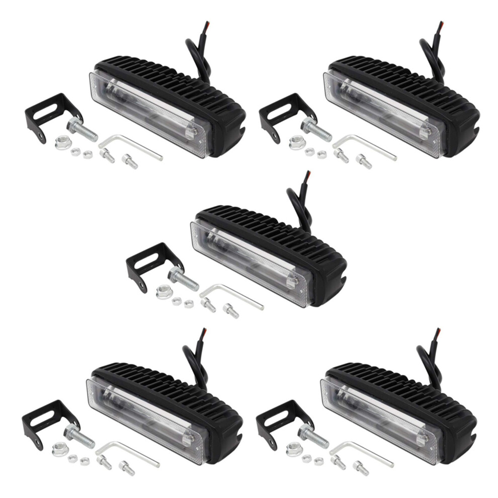 4 Inch 30W Led Forklift Truck Car Warning Lamp Safety Working Bar Warehouse Danger Area (5Pcs) Light 4853252700619