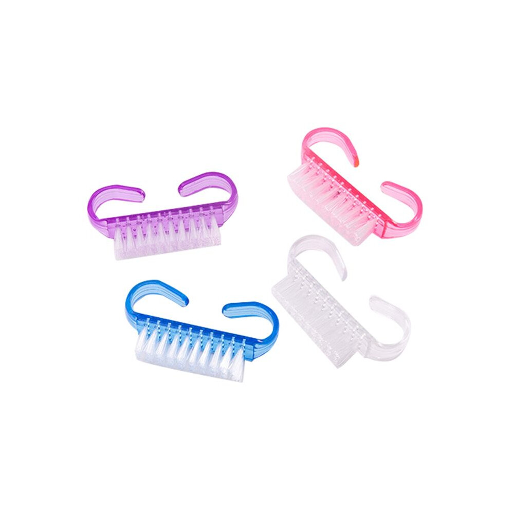 10Pcs Nail Cleaning Brushes Multicolor Hand Fingernail Brush Cleaner Scrubbing Kit Pedicure for Toes and Nails Manicure