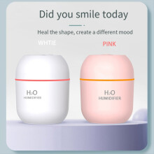 Bedroom Humidifier, Mini Humidifier Home Desk Humidifier Multi-Mode Portable Humidifier,Pink