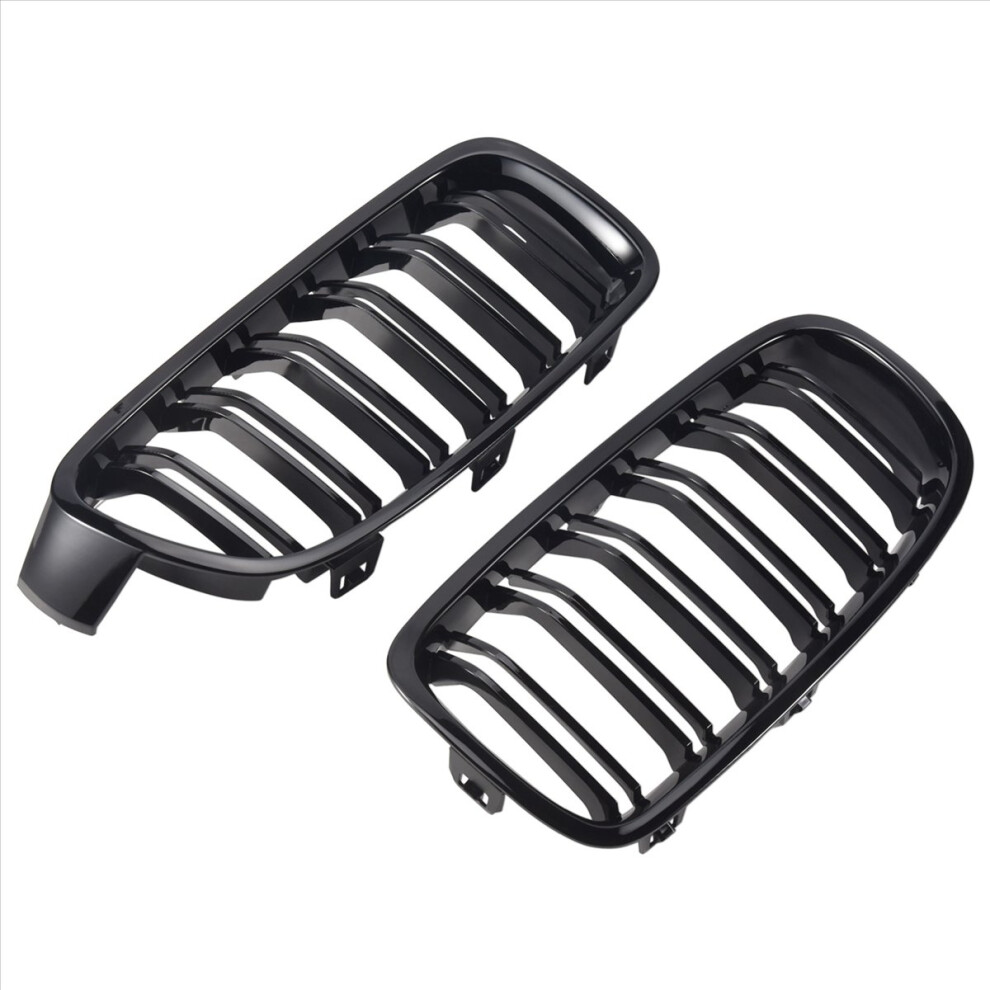 Gloss Car Front Kidney Grille Grill For- 3 Series F30 F31 F35 2012-2018 Black 4853252725193