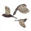 Ξύλινη Τέχνη Τοίχου Flying Bird Vintage Gothic Διακόσμηση Σπιτιού Δώρο Διακόσμησης 2