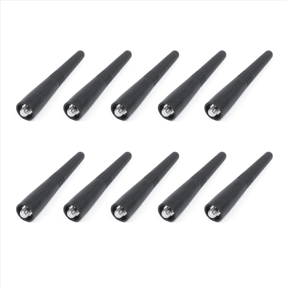 10Pcs 9 Cm Length Antenna Short Pmae4003 Uhf Stubby Antenna 430-470 Mhz Range For Gp328 Gp340 Gp328plus 4853252704907