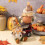 Boneca artesanal da época da colheita, sentada, para decoração de casa e mesa. 3