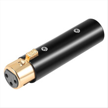 Adaptateur XLR 3 broches femelle vers XLR 3 broches mâle, interfaces audio, pour câble de microphone stéréo