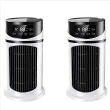 2x Draagbare Airconditioner voor Thuis, Mini Luchtkoeler, Draagbare Airconditioner voor Kantoor, 6 Standen, Zwart Wit