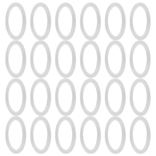 Silikontätningsringar för läckagesäkra burklock (24-pack, vanlig öppning) 2