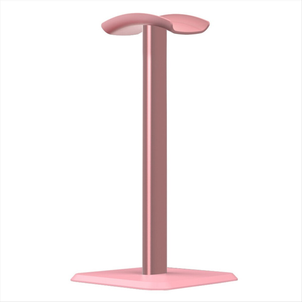 Headphone Stand Universal Detachable Aluminum Alloy Gaming Headset Holder For Gamers Gaming Headphone Hanger Pink 4851376213473