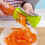 Râpe à concombre portable et ergonomique, coupe-carottes, blanc 5