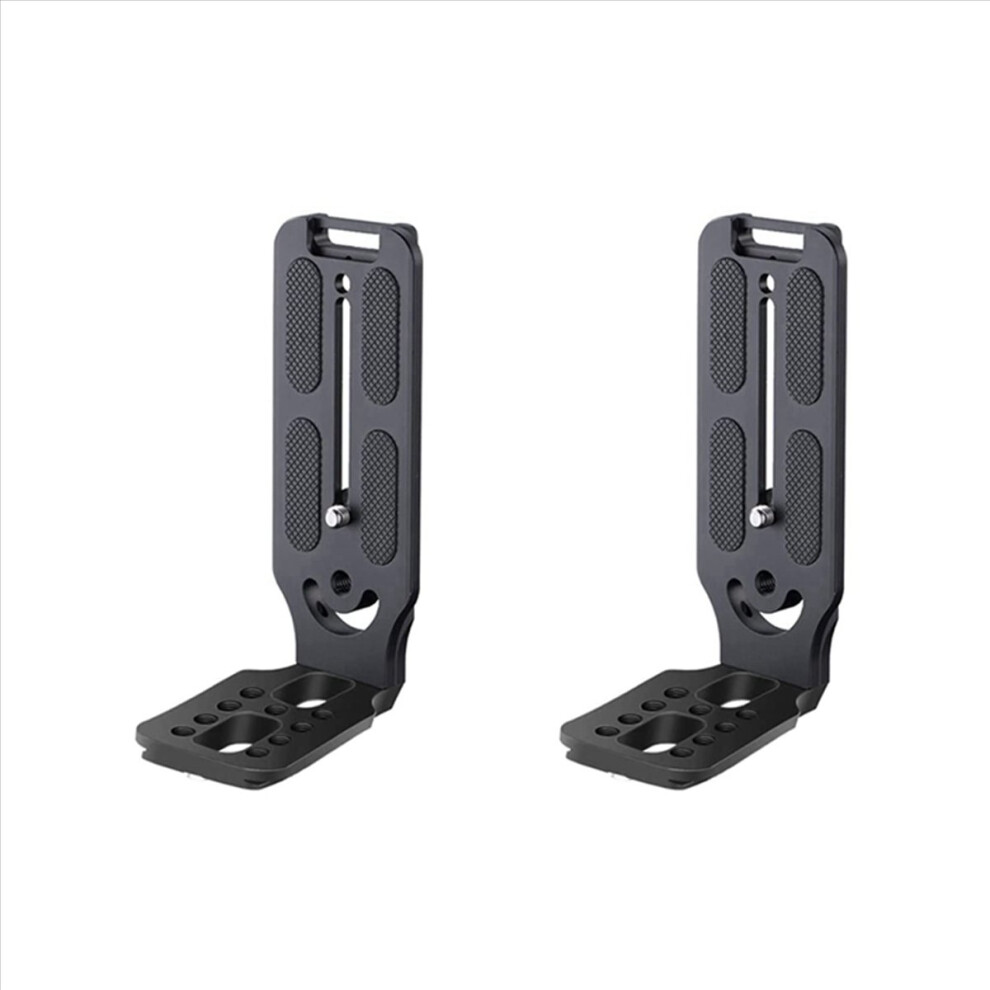 2X Dslr Camera L Bracket Vertical Horizontal Switching Tripod Quick Release Plate For 4853252714579