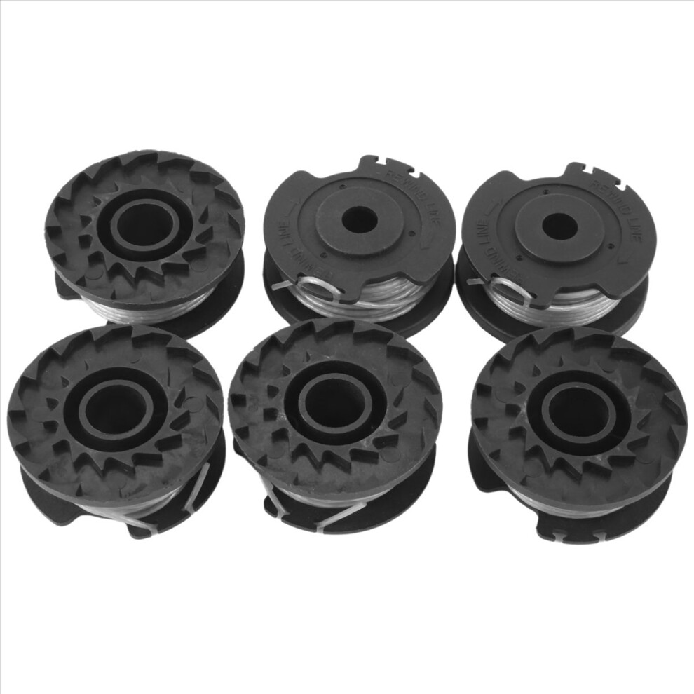 6 Pack F016800569 String Trimmer Spool And Line For Easygrasscut 23, 26, 18, 18-230, 18-260, 18-26 Replacement 4853252720846