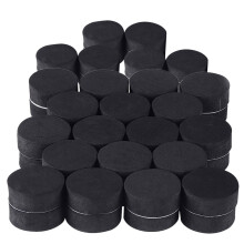 24 stuks bloempotverhogers van natuurlijk rubber, zwarte bloempotverhogers