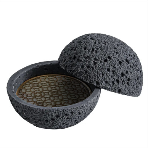 Japanische Planet Vulkanstein Künstlerische Schale, 12 cm